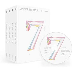 BTS Map of the Soul: 7 - [ver.3] CD, Photobook, Folded Poster, Others with Extra Decorative Sticker Set, Photocard Set