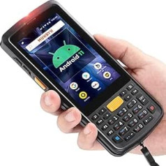 MUNBYN plaukstdatora skeneris Android 11, POS termināļa rokas PDA, Zebra svītrkoda skeneris SE4710, 1D 2D svītrkods, Wi-Fi 4G LTE BT