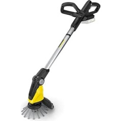 Kärcher 18 V cordless weed remover WRE 18-55, nylon bristle head with max. 2,800 rpm, swivel cleaning head, telescopic handle, can be used with the Kärcher 18 V battery, without battery