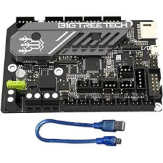 BIGTREETECH SKR Mini E3 V3.0 vadības paneļa atbalsts TMC2209 Stepper Driver Upgrade 32 bit 3D Printer Silent Board for Ender 3, Ender3 Pro, Ender 3 V2 3D Printer, 103,75 x 70,25 mm