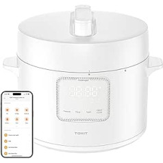 TOKIT Multicooker Pressure Cooker 5L Electric Pressure Cooker Slow Cooker Yoghurt Maker Soup Cooking Warmer in 1, 14 Cooking Programmes MiHome Smart Control Non-Stick Coated Inner Pot