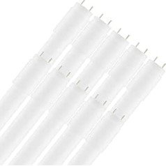 Candelastika Pack of 10 LED Caurules T8 60 cm 10 W/840 G13 Neutral White 4000 K - LED Neona caurule ar LED starteri - 1200 Lumen - Neregulējams - 270° stara leņķis - Nomaiņa 18 vatu dienasgaismas lampai