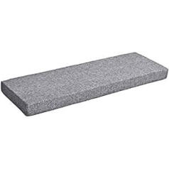 5cm Thick Bench Cushion with Removable Cover,80/100/120/140/160/180cm Non-Slip Bench Seat Cushion for Indoor Outdoor Patio Garden Wooden Furniture Sofa (180x35cm,Light Grey)