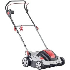 AL-KO Combi Care 36.8 E Comfort Electric Scarifier 36 cm Working Width, 1400 W Motor Power, for Areas up to 5 m², Working Depth Adjustable to 5 Positions Centrally, Includes Scarifier Roller for Lawns up to 800 m²