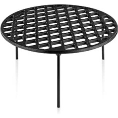 BBQ-Toro Cast Iron Cooking Grate Diameter 40 cm with 3 Legs, Round, Dutch Oven Coaster, Grill Accessories, Tripod, Grill Grid, Cast Iron Grate, Pot Stand, Grate, Fire Grid, Grill Plate, Cast Iron