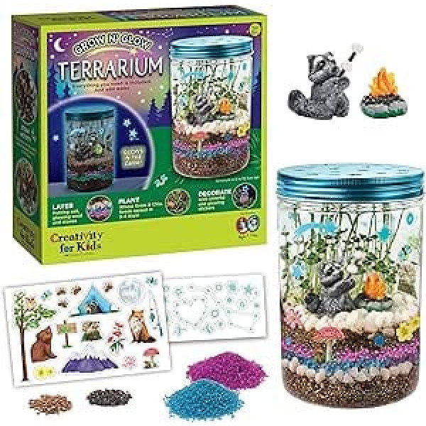 Radošums bērniem Grow 'N Glow Terrarium, ko piedāvā Creativity for Kids