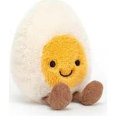 Jellycat Happy Boiled Egg - L 4cm x P 8cm x A 14cm