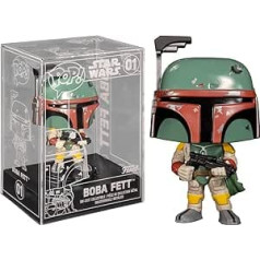 Funko ekskluzīvs pops! Zvaigžņu kari Die-Cast Boba Fett Regular Version Limited Edition