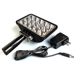 IBERSA UV-LED-Schwarzlicht, 300W 395nm 405nm 365nm Hand-UV-Ultraviolett-Harz, schattenloser Kleberdruck, grüne Öltinten-Härtungslampe, Erkennungsmetalllampe (Izmērs: 1 UK, 5 nm)