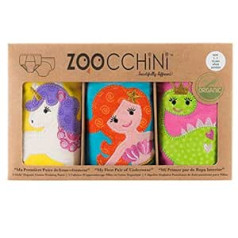 Zoocchini Zo-8004 Learning Girls Biksītes World of Fairy Tales Pack of 3 pack