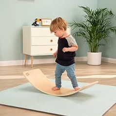 TP 686 Active-Tots Wooden Interior for Toddlers from 18 Months, Wobble Kids Balance Board, Wood