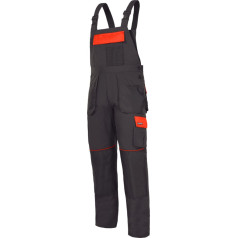 Dungarees grafīta-oranža, 190g/m2, "l (52)", ce, lahti