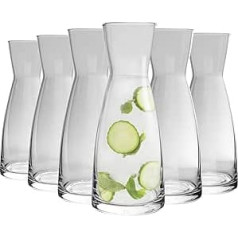 Bormioli Rocco Ypsilon Glass Carafes – 550 ml – Pack of 6