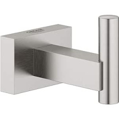 GROHE Essentials Cube 40511DC1 Vannas istabas piederumi Peldmēteļa āķis Slēptais stiprinājums Supersteel