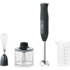 Electrolux E4HB1-6GG rokas blenderis ar TruFlow tehnoloģiju, plastmasa, 600 ml, melns