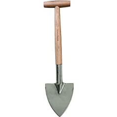 Kent & Stowe Professional Stainless Steel Spade for Flower Bed Garden Spade with Ash Handle, Length 54 cm