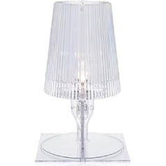 Kartell Take, galda lampa, Glasklar