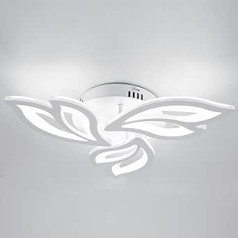 LED Chandelier Modern Ceiling Light LED 36 W Petal Acrylic LED Pendant Lights for Bathroom Living Room Bedroom Cool White Light 6500 K