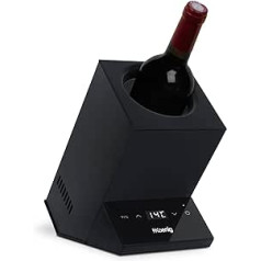 H.Koenig Wine Cooler LVX26 White Wine Red Wine Rose Champagne Up to 9cm Diameter Temperature Control from 5° to 18° Celsius Digital Control Power 72W