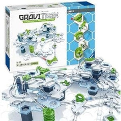 Ravensburger 27412 GraviTrax Starter Set Speed ar 185 Detaļām, Marmora skrējiens bērniem, Interaktīvā marmora trase, Celtniecības rotaļlieta zēniem un meitenēm no 8 gadiem