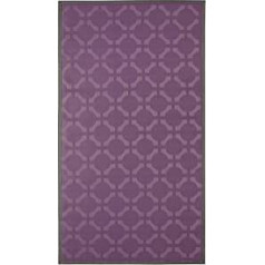 STORESDECO Vinila paklājs ar apmali PVC paklājs Dzīvojamā istaba Virtuve Biroja skrējējs Dekoratīvs Mazgājams Liels Izmērs XXL Violeta mala 120cm x 180cm