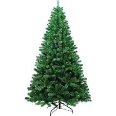 Artificial Christmas Tree with 40 DIY Christmas Tree Decorations, 180 cm Christmas Tree 800 Tips Metal Stand Easy Assembly Christmas Tree Artificial Green Christmas Tree