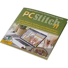 M & R Technologies Pc Stitch Pro Kreuzstich programmatūras versija 11, Nicht zutreffend, Mehrfarbig, 19,3 x 13,71 x 3,55 cm