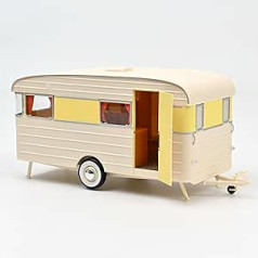 Norev 185800 Caravan Digue Panoramic 14 1960 1:18 Miniatūra, Balta, 1/18e