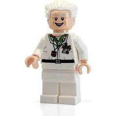 LEGO CUUSOO — Doc Brown minifigūra no komplekta Atpakaļ uz nākotni 21103 (2013)