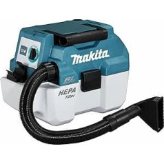 Makita, HEPA filtrs, DVC750LZ, putekļsūcējs DVC 750 LZ 18 volti bez akumulatora un lādētāja, zaļš/melns, 4,5 litri