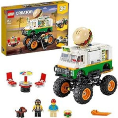 LEGO 31104 Creator 3-in-1 Burger Monster Truck — apvidus transportlīdzeklis — traktora būves komplekts