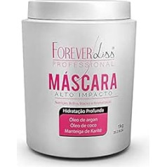 Forever Liss - Linha Alto Impacto - Mascara de Hidratacao 1000 g - (High Impact kolekcija - hidratācijas maska, 1000 g)