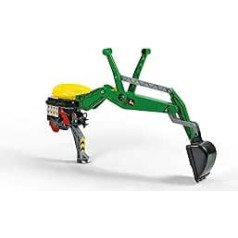 Rolly Toys S2640935 rollyBackhoe John Deere (Heckbagger für RollyToys Fahrzeuge, für Kinder von 2,5 bis 10 Jahre, Aufsitzversion) 409358