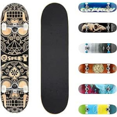 Osprey Absolute Beginner Double Kick Trick skeitbords 31" x 8" Maple Deck