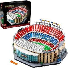 LEGO Camp NOU FC Barcelona 10284 celtniecības komplekts; Izveidojiet ikoniskā futbola stadiona attēlojamu modeļa versiju (5509 gab.)