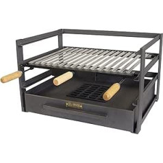 Imex El Zorro 71481.0 Grillschublade mit Grill, schwarz, 57 x 41 x 35 cm