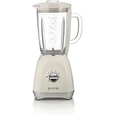 Gorenje B 800 RL Blender with 5 Speed Levels / Four Blade / 1.8 Litre Container with Measuring Scale / Pulse Operation / Rubber Feet / 800 W / Champagne