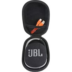 Aenllosi Hard Case for JBL Clip 4 Bluetooth Speakers Portable (Black)