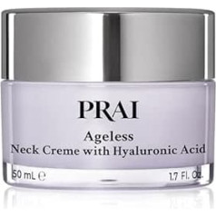 Prai Beauty Ageless Throat & Decolletage Crème 50 ml - nostiprinošs kakla krēms, hialuronskābes grumbu atjaunojošs mitrinošs krēms sievietēm sejas liftinga krēms