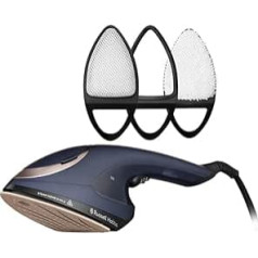 Russell Hobbs Iron Multi [Steamer & Steam Iron] Steam Genie 2-in-1 (1700W, 20g/min Steam, Heat-resistant Bag, 3 Attachments: Clothing, Curtains, Upholstery) Travel Iron 28370-56