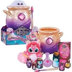 Famosa MGX00000 Magic Mixie Pink elektroniskā plīša rotaļlieta, daudzkrāsaina