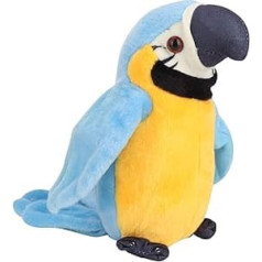 Zerodis Talking Parrot Plush Toy Mimicry Pet Talking Parrot Plush Toy Beautiful Talking Parrot Toy Doll for Children (Blue)