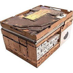 SMONEX koka organizators un četru spēlētāju dēļi, kas saderīgi ar Gloomhaven galda spēli - kaste piemērota visu Gloomhaven paplašinājumu uzglabāšanai - Gloomhaven ieliktnis un uzglabāšana