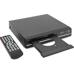 Reflexion DVD Player with HDMI, USB and Scart, LCD Display, Remote Control, Black