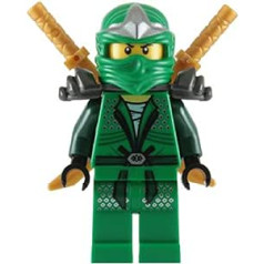 Loids ZX (zaļā nindzja) ar dubultiem zelta zobeniem — LEGO Ninjago minifigūra