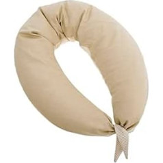 Cambrass - Nursing Pillow Moon 80 x 185 x 16 cm Vichy10 Beige