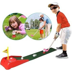 10L0L Golf Toy, Golf Training Game Play, Indoor and Outdoor Kids Golf Set, Golf Clubs Garden Toddler Toy for 2 3 4 5 6 7 8 Years Old Boys Girls