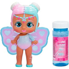 BLOOPIES Magic Bubbles Clodett, Collectible Fairy Doll that Splashes Water and with Her Wings, Bath and Water Toy, Magic Bubbles Power, for Girls and Boys from 18 Months