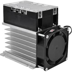 Pusvadītāju regulators, AC380V trīsfāzu tiristoru temperatūras sprieguma aptumšošanas vadības bloks (TSR-80WA-H, ar radiatoru)