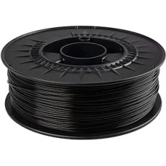 super-filament PLA Filament PRO 1,75 mm 1 kg 3D printeriem, līdzīgi kā RAL krāsas Traffic Black RAL 9017